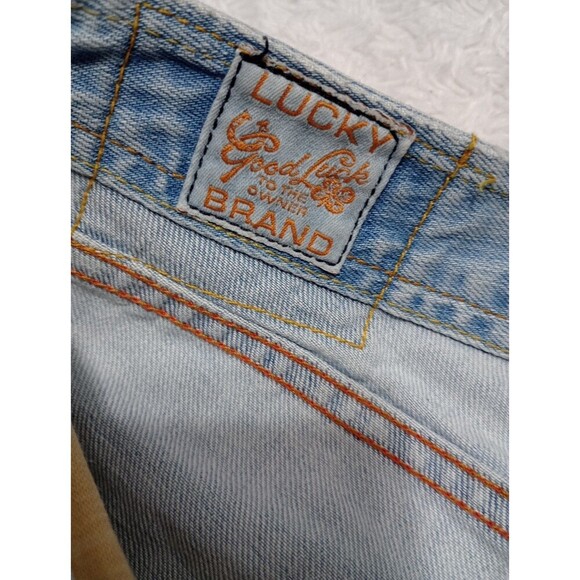 Lucky Brand by Gene Montesano Women's 10/30 Crop Blue Light Denim Jeans - Picture 7 of 15